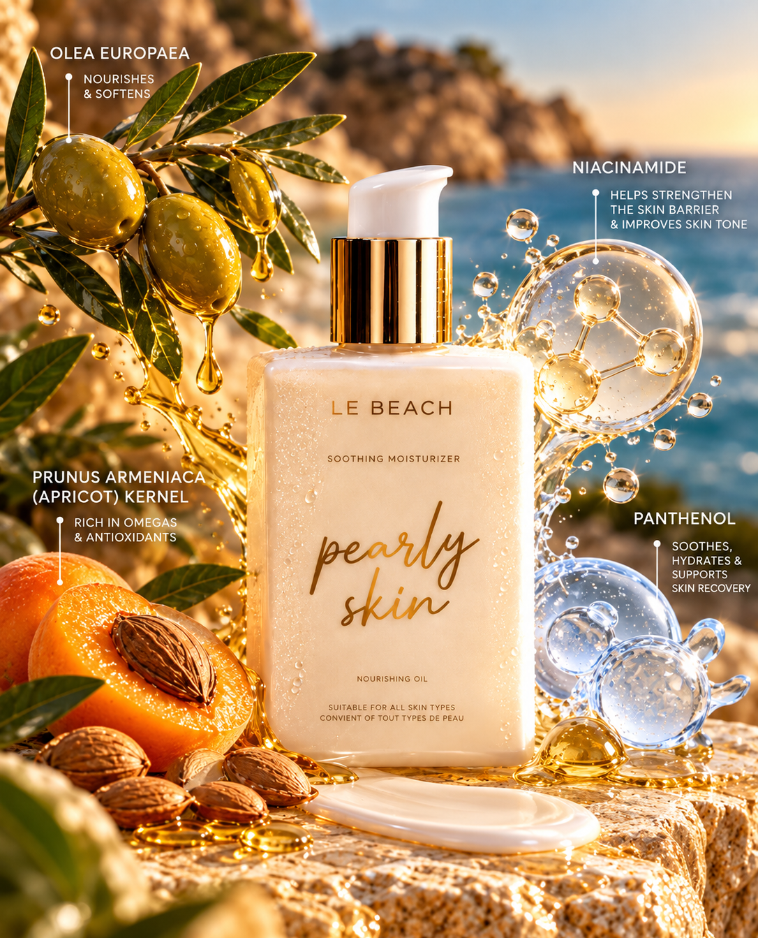 Body Care Bundle — Pearly Skin, CocoMint Splash, Sweet Escape & Eraser + FREE Vegan Leather Pouch