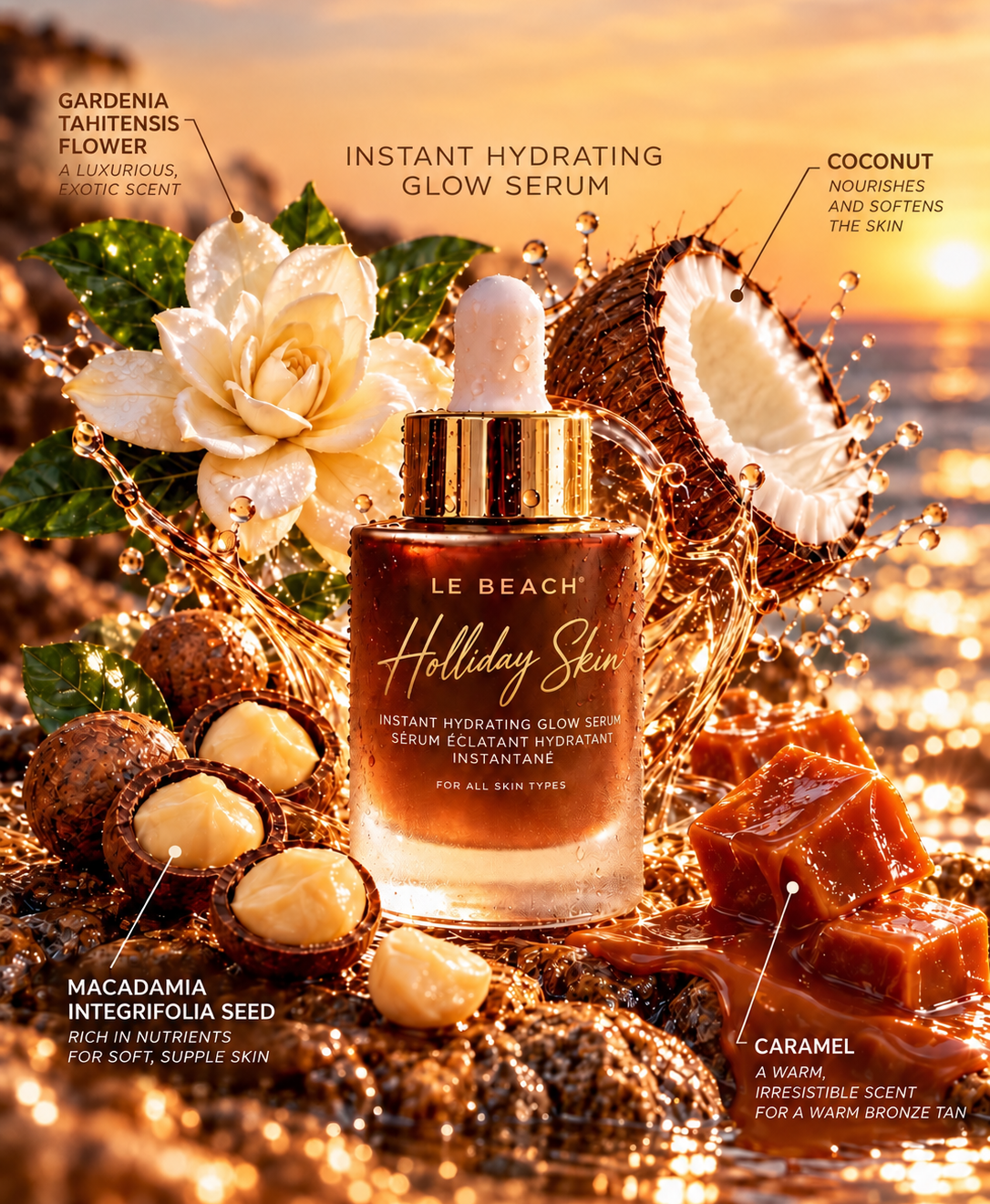 Hydra Gold & Holiday Skin Bundle — Free Tantasy Drops 15 ml