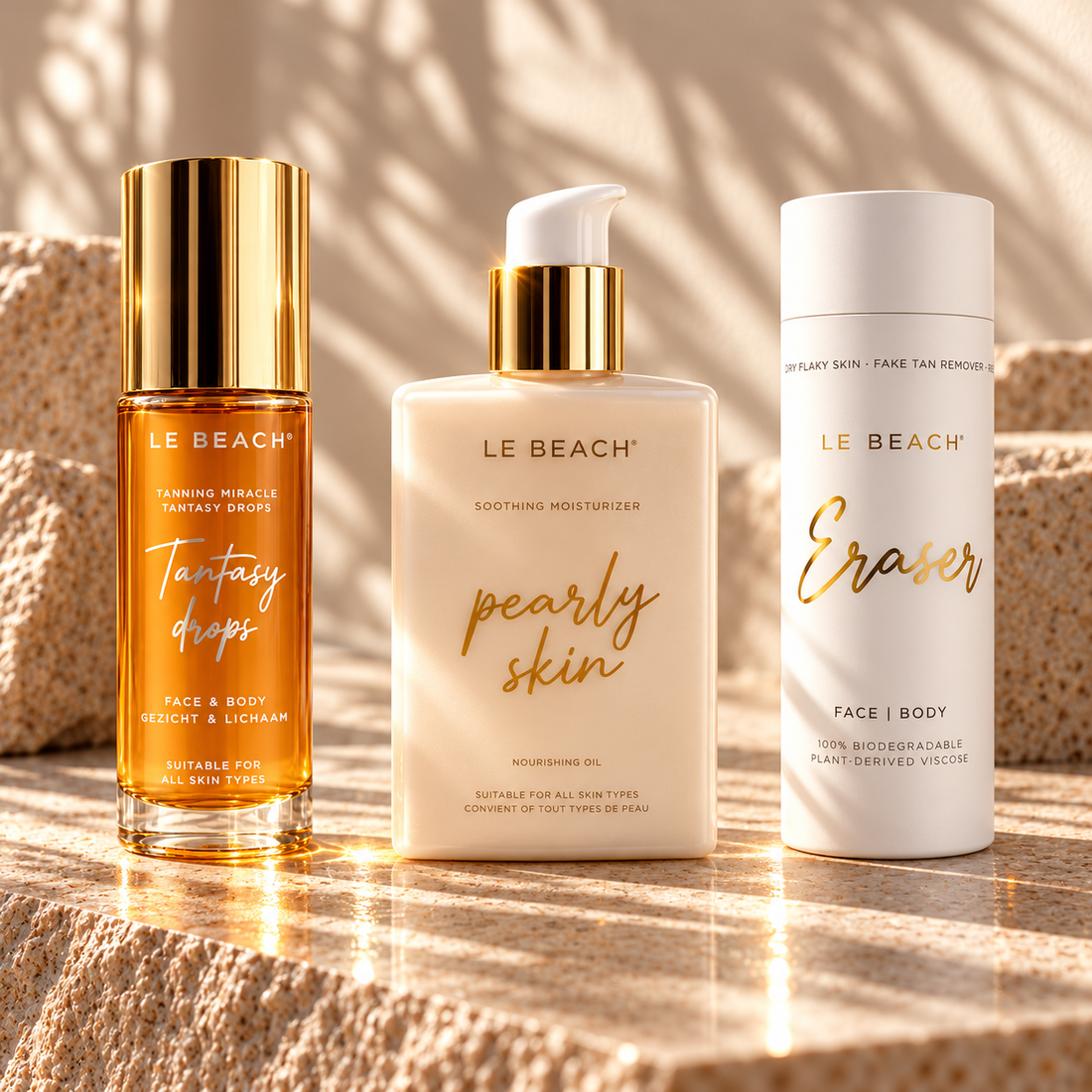 Tantasy Drops Bundle — Tanning Drops, Pearly Skin & Free Eraser Glove