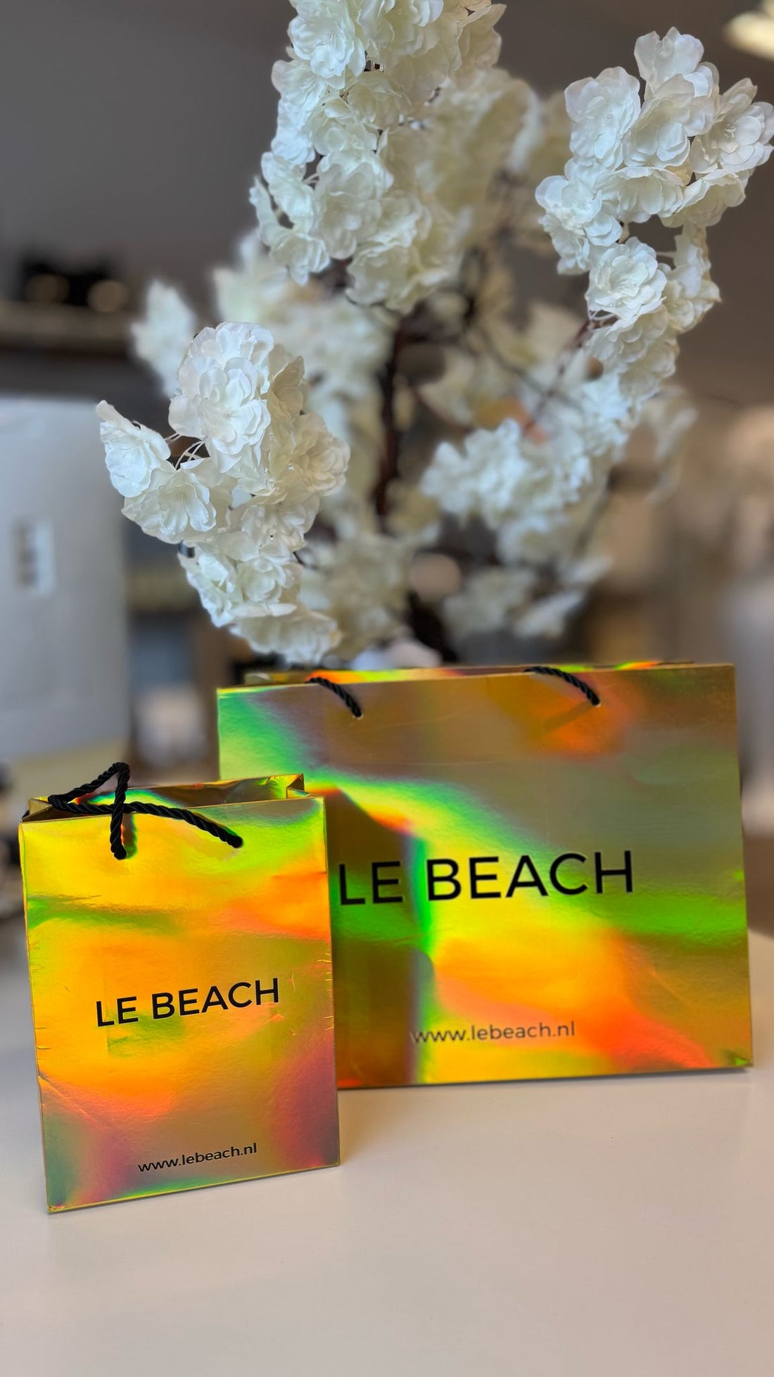 LE BEACH Illuminating Paper Bag MEDIUM