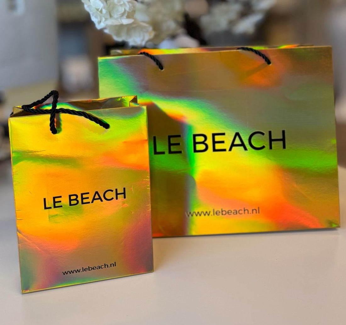 LE BEACH Illuminating Paper Bag SMALL